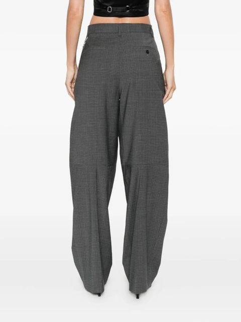 Alexander Wang pleated key-chain trousers - Grey