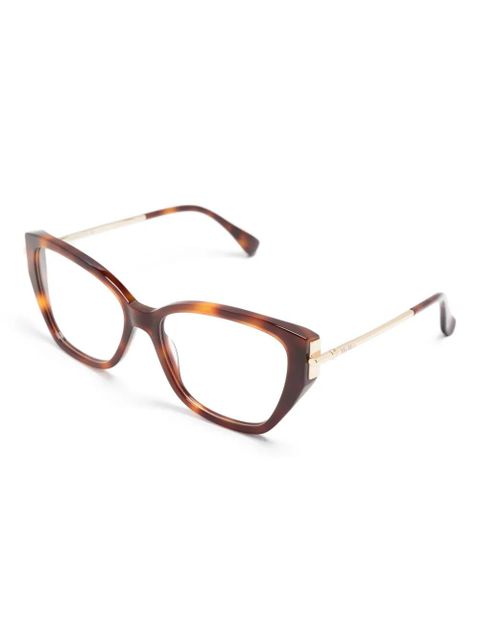 Max Mara Eyewear tortoiseshell cat-eye-frame sunglasses - Brown - zdjęcie produktu nr 2
