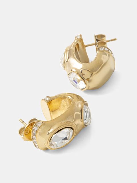 Guess kolczyki damskie ze stali nierdzewnej z cyrkonią MAMOUNIA - zdjęcie produktu nr 1