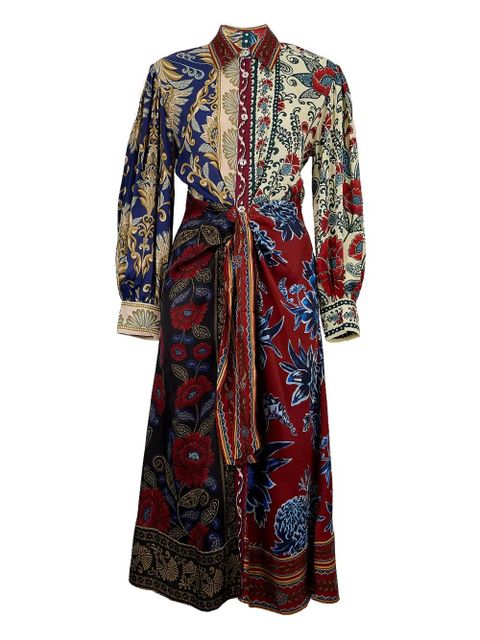 FARM Rio floral-print midi dress - Red - zdjęcie produktu nr 1