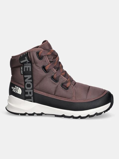 The North Face śniegowce Thermoball Lace Up kolor fioletowy NF0A817WC9R1 - zdjęcie produktu nr 2