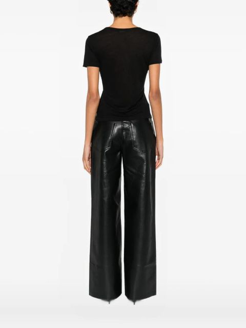 ANINE BING Sylvie crew neck T-shirt - Black