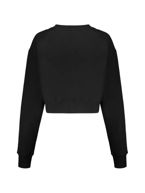 Balmain cropped logo sweatshirt - Black - zdjęcie produktu nr 2