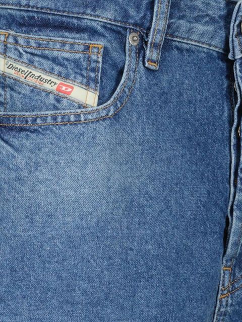 Diesel D-Sire high-waisted five-pockets shorts - Blue