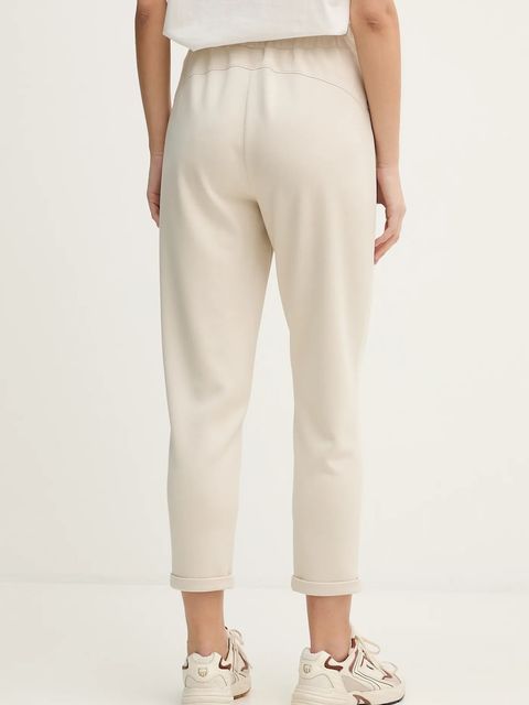 Joseph Ribkoff spodnie dresowe damskie kolor beżowy gładkie 261606