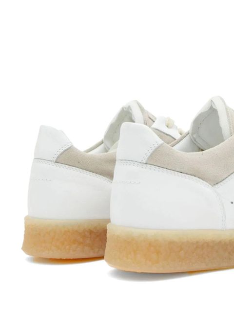 MM6 Maison Margiela court panelled sneakers - White