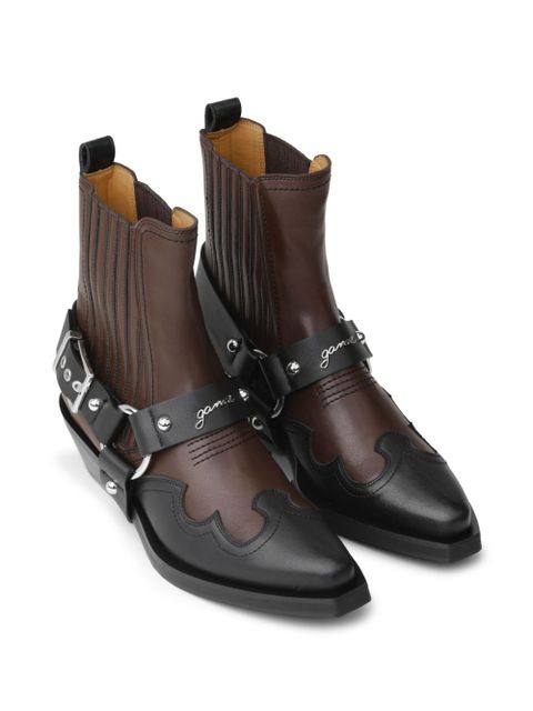 GANNI fitted Chelsea Western boots - Brown - zdjęcie produktu nr 2