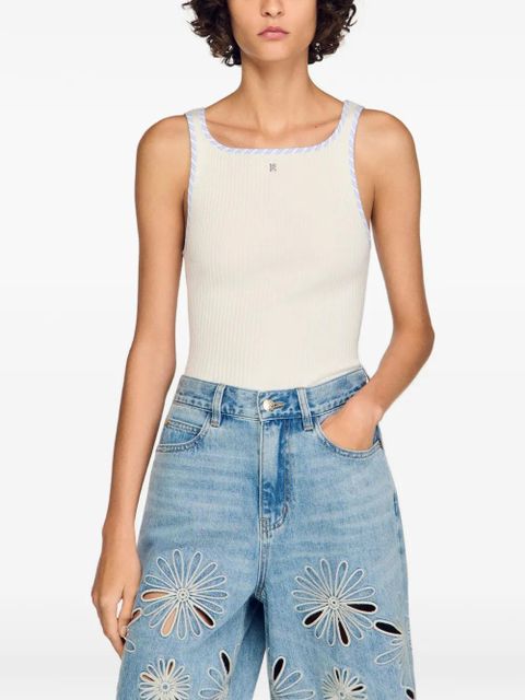 SANDRO crocheted mini skirt - Neutrals - zdjęcie produktu nr 2