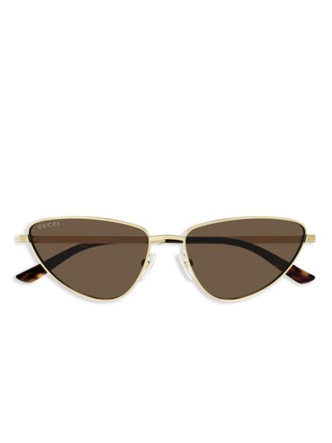 Gucci Eyewear cat-eye sunglasses - Gold - zdjęcie produktu nr 1