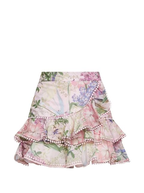Charo Ruiz Ibiza Fera ruffled mini skirt - Pink - zdjęcie produktu nr 2