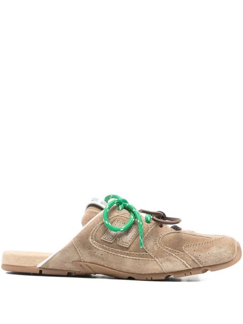 Miu Miu x New Balance 530 SL suede mules - Neutrals - zdjęcie produktu nr 1