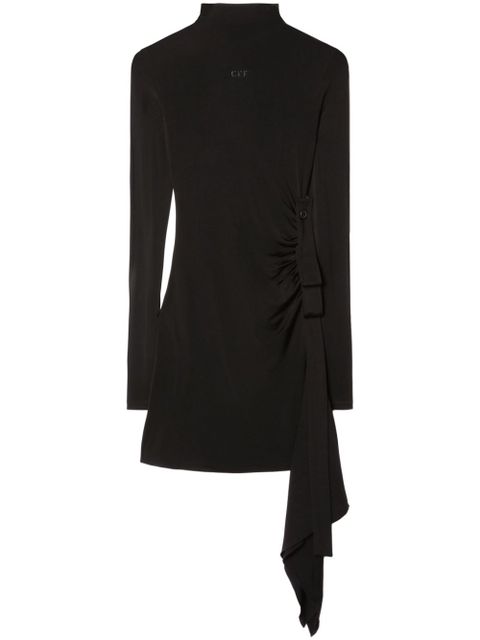 Off-White draped mini dress - Black - zdjęcie produktu nr 1