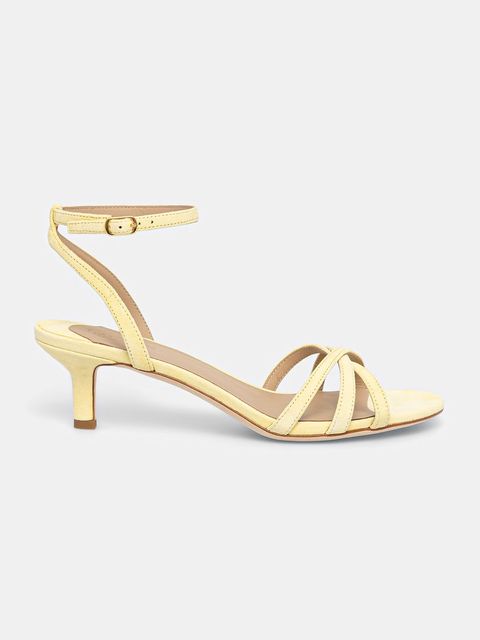 Lauren Ralph Lauren sandały na niskim obcasie zamszowe Kendyl Kttn - zdjęcie produktu nr 1