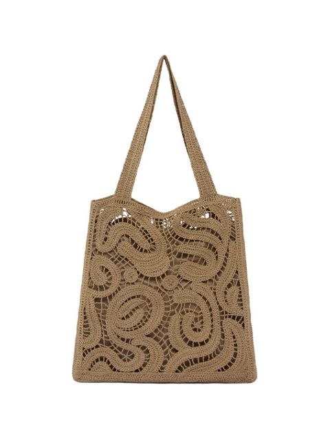 PINKO crochet-design shoulder bag - Neutrals - zdjęcie produktu nr 1