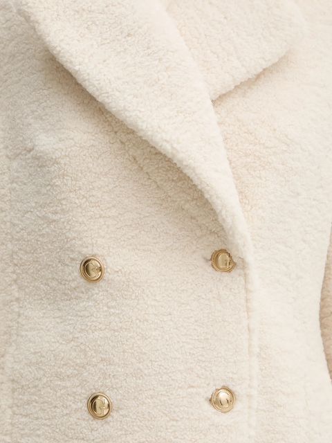 Guess płaszcz LAILA kolor beżowy W5BL62 W4190