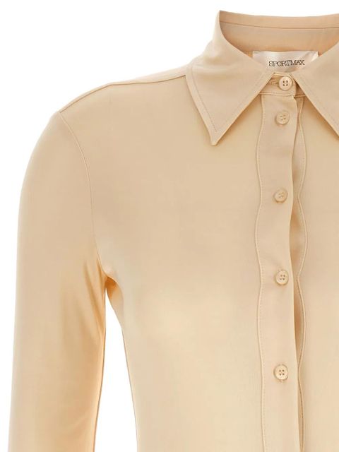 Sportmax Pera button-fastening bodysuit - Neutrals