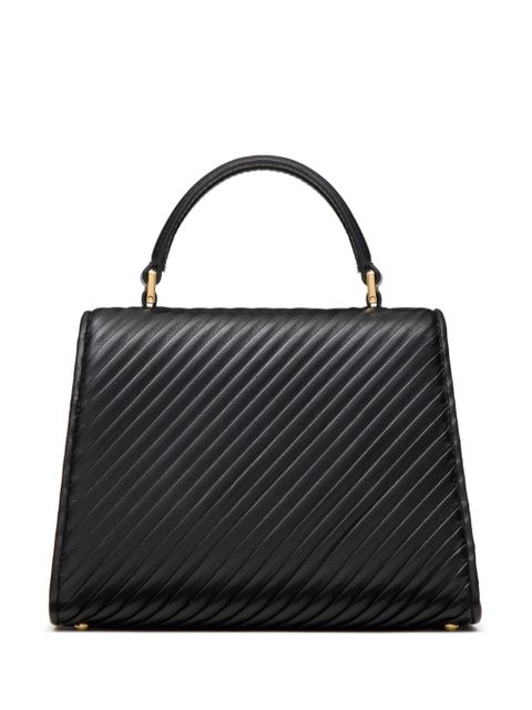 Valentino Garavani small VSling leather tote bag - Black