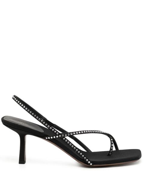 NEOUS Shamali strap-design 65mm sandals - Black - zdjęcie produktu nr 1