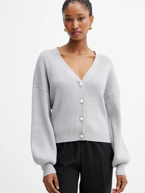 Guess kardigan HANNA damski kolor szary W5YR07 Z2ZK2 - zdjęcie produktu nr 1