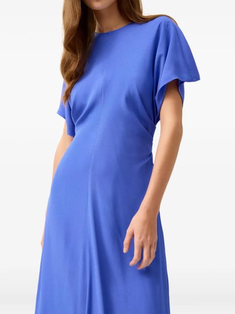 Marie Oliver Kamari flutter sleeve dress - Blue
