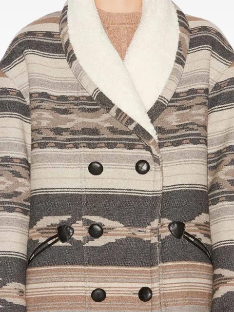 MARANT ÉTOILE Dorcas double-breasted coat - Neutrals