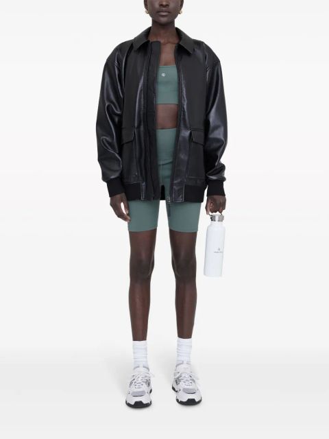 ANINE BING Renae performance compression top - Green