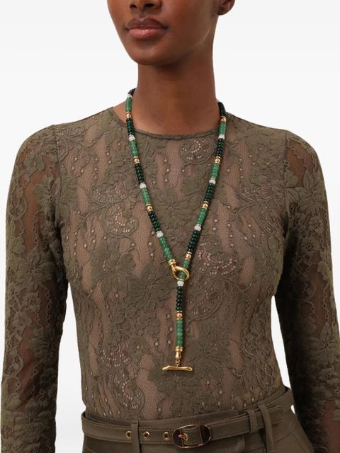 ZIMMERMANN Mellow Stone T-Bar necklace - Gold - zdjęcie produktu nr 2