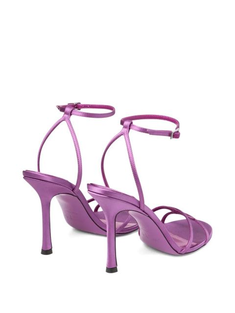 Jimmy Choo 100 mm Leo round-toe sandals - Purple