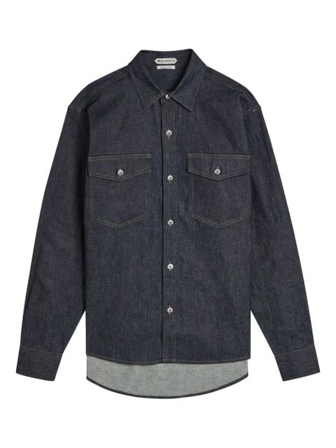JW Anderson long-sleeve denim shirt - Blue - zdjęcie produktu nr 1