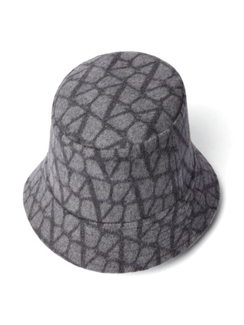 Valentino Garavani Toile Iconographe bucket hat - Grey