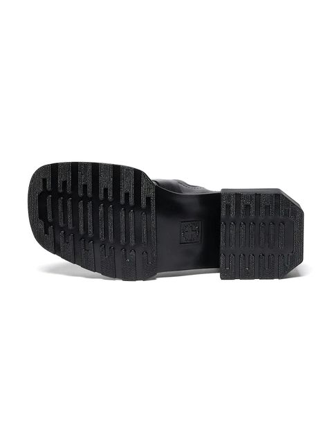 Dr. Martens mokasyny skórzane Maybole Loafer damskie kolor czarny na platformie DM42063001