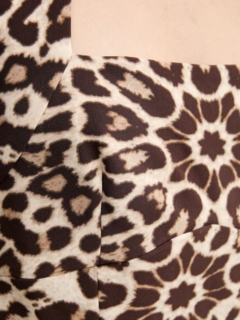 Dkny sukienka kolor brązowy midi prosta DD5N1L20