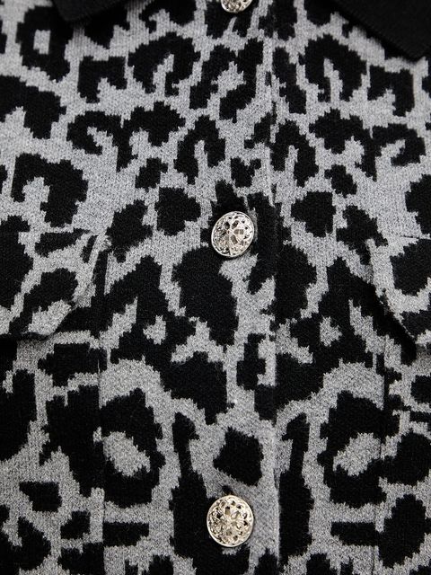 Morgan kardigan damski kolor szary MBOLEO