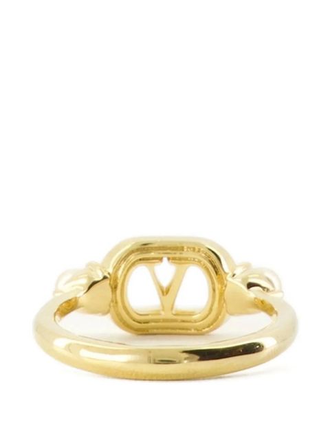 Valentino Garavani vlogo ovalette ring - Gold - zdjęcie produktu nr 2