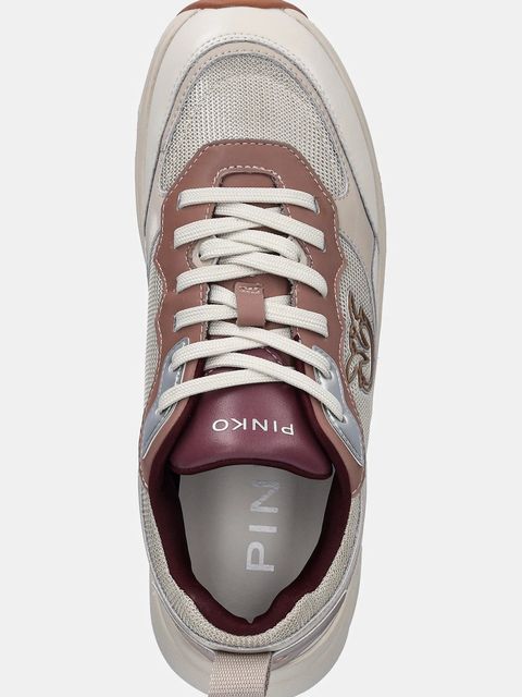 Pinko sneakersy Pink 09 damskie kolor beżowy SS0167P132DE9