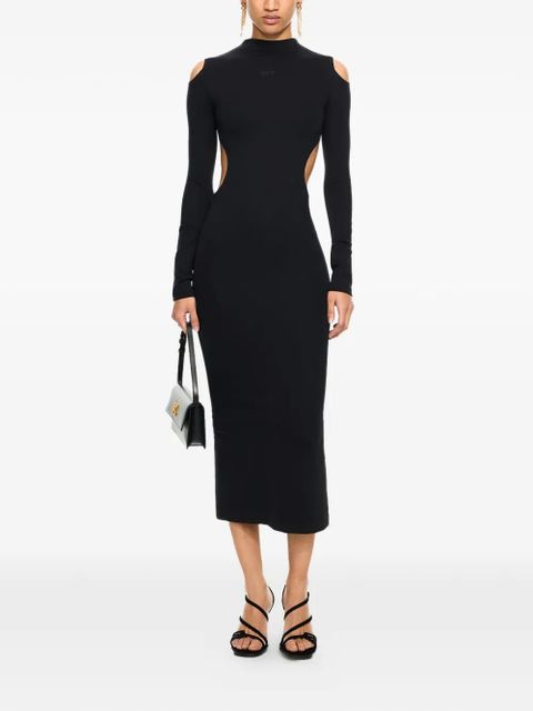 Off-White Sleek Meteor midi dress - Black