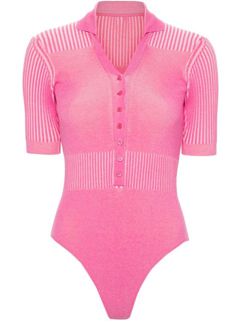 Jacquemus Le Body Yauco polo bodysuit - Pink