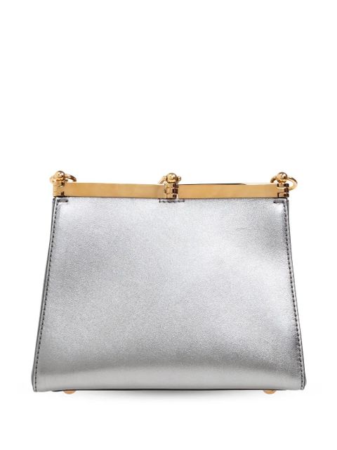 ETRO small Vella metallic leather bag - Silver - zdjęcie produktu nr 2