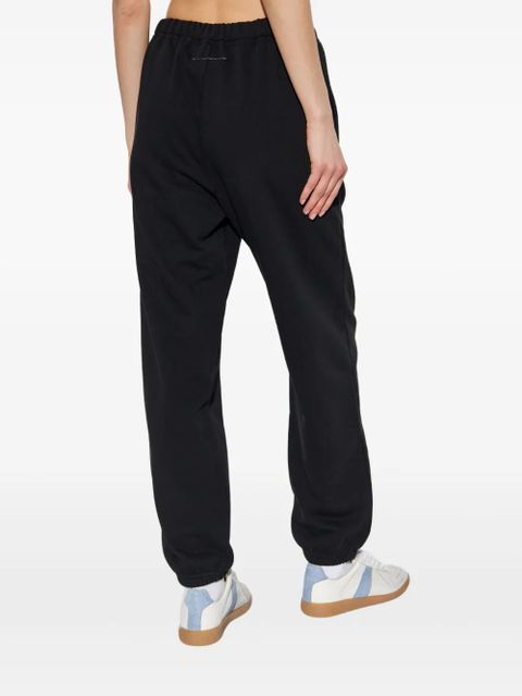 MM6 Maison Margiela elasticated drawstring track pants - Black