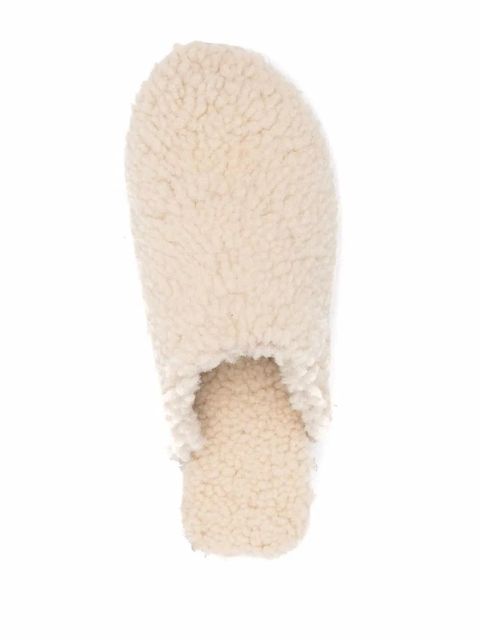 Ancient Greek Sandals closed sheepskin clogs - Neutrals