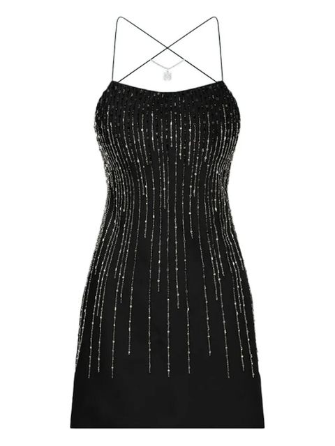 AMIRI embellished halter-neck mini dress - Black - zdjęcie produktu nr 1