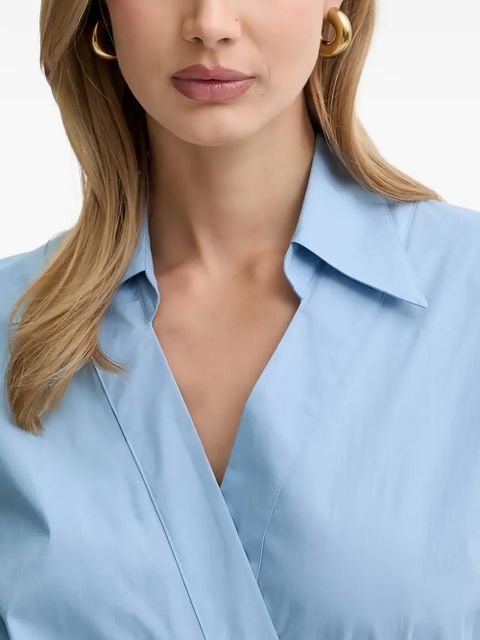 PINKO belted playsuit - Blue