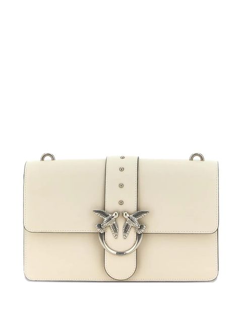 PINKO bird-embellished flap cross body bag - Neutrals - zdjęcie produktu nr 1