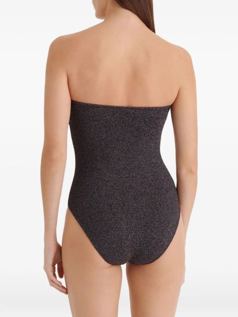 ERES Scintillant strapless swimsuit - Metallic