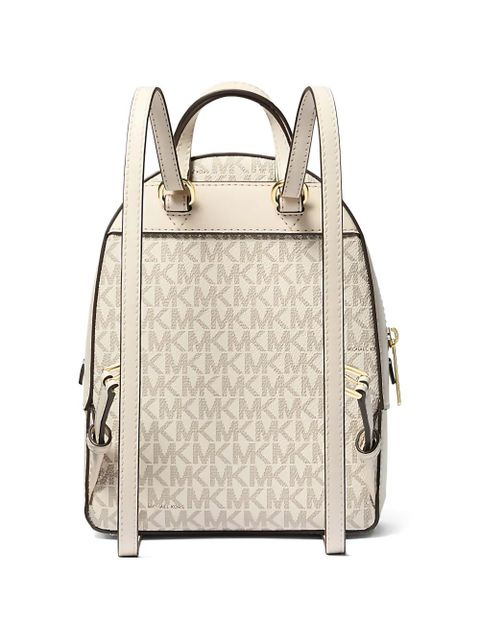 Michael Kors extra small Jaycee monogram-pattern backpack - Neutrals - zdjęcie produktu nr 2
