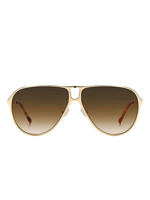 Isabel Marant Eyewear pilot-frame sunglasses - Gold