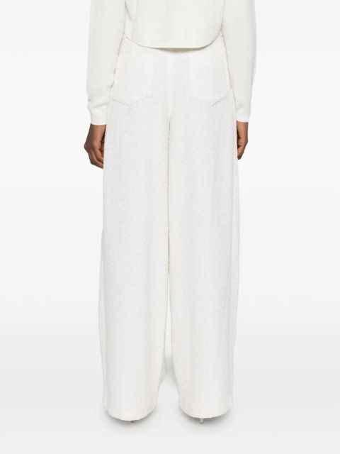 Maje belt flared trousers - White - zdjęcie produktu nr 2