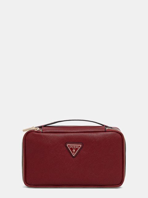 Guess kosmetyczka NOROM kolor czerwony TWSN90 91045 - zdjęcie produktu nr 1