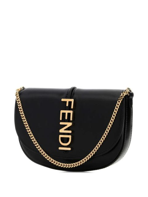 FENDI Fendigraphy cross body bag - Black