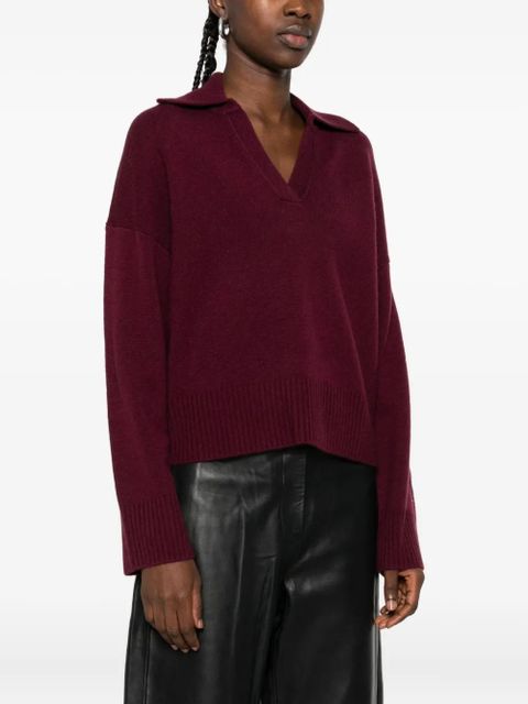 Maje V-neck sweater - Red - zdjęcie produktu nr 2